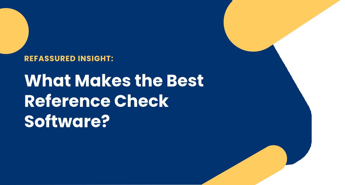 Refassured Insight Best Software